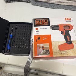 Drill And screwdriver Set 