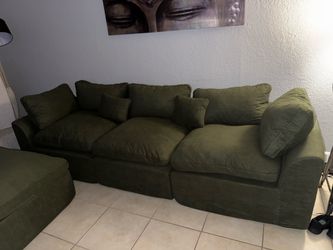 Green Cloud Sectional couch