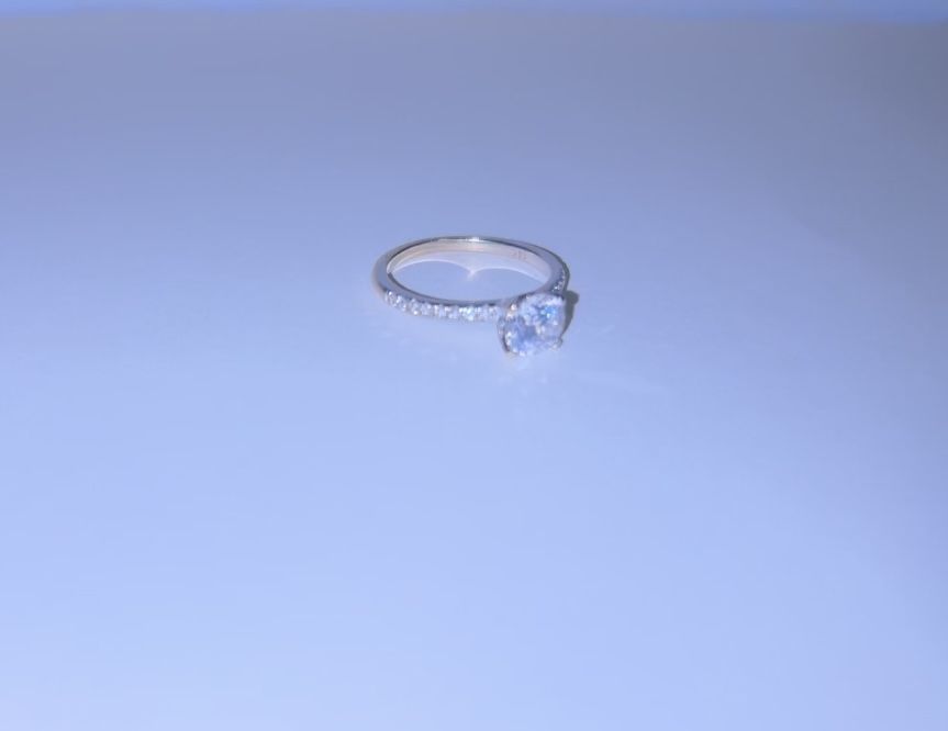 Robins Brothers White Gold Engagement Ring