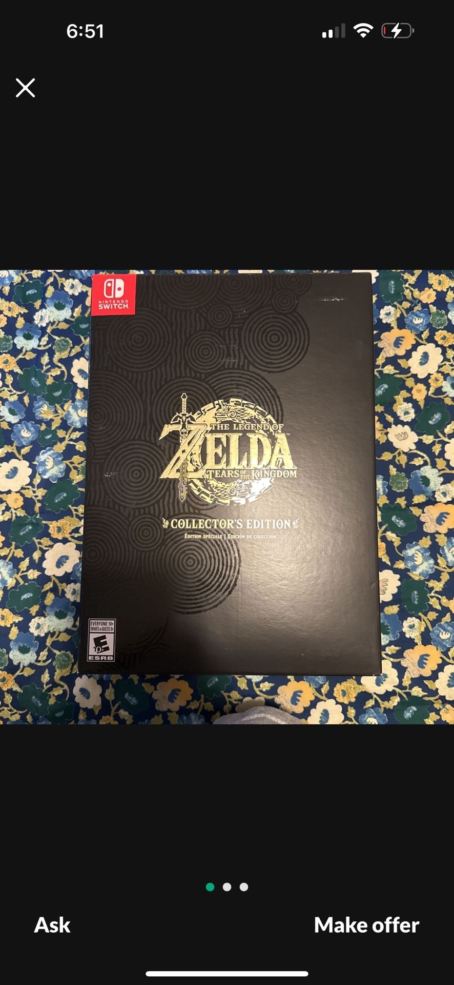 Nintendo Switch Zelda Tears Of The Kingdom