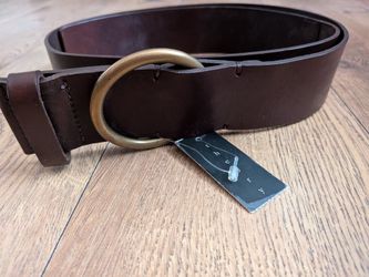 Theory Women's Leather Belt - Handmade in Italy - Size M
