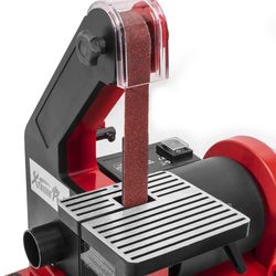 XtremepowerUS 1" x 30" Inch Belt Sander with 5" Disc Sander, Bench Sander with 1/3HP Motor for Woodworking 2-in-1 Bench Sander Combo