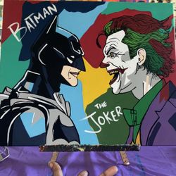 Batman And Joker Painting 