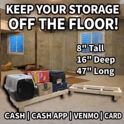 Wooden Storage Organizer - Garage & Basement