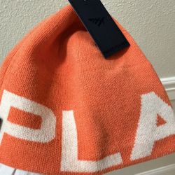 PLANES SAFETY ORANGE BEANIE NEW