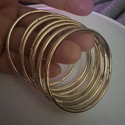 14k gold plated  braceelet