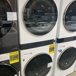 G  WKE100HWA 27 Inch Smart Electric WashTower with 4.5 Cu. Ft. Washer Capacity