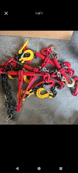 Ratchet binders n chains All sizes $59ea new!