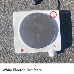 White Electric Hot Plate 