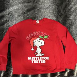 Peanuts Sweatshirt “Mistletoe Tester”