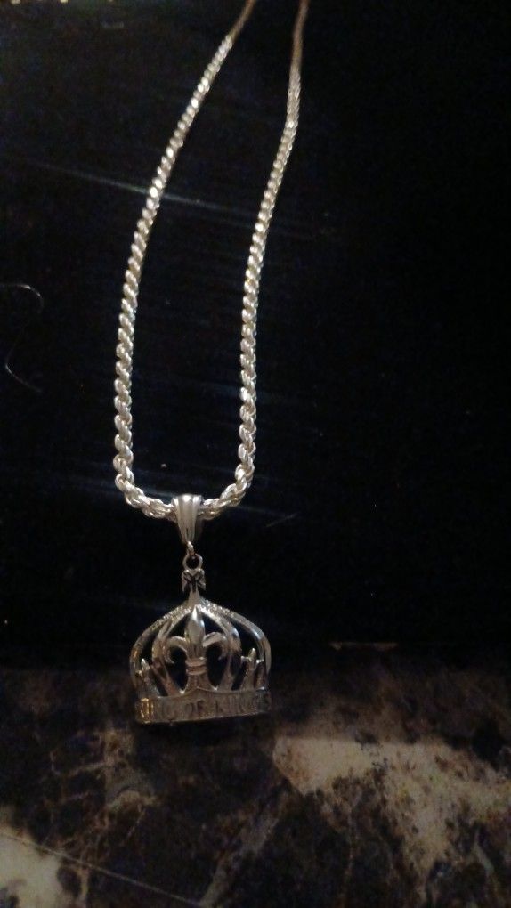 925 Silver Italy Chain With Pendant