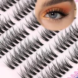 Lash clusters lash extensions 112 clusters mix 5 lenghts eyelash extension Frihappy individual lashes, Frihappy Clavelm