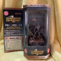 Comic book champions find pewter figure 1997