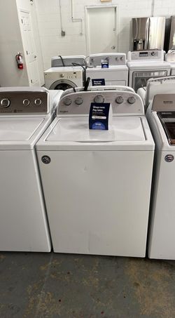 Whirlpool Top Load Washer – White, knob controls, runs great