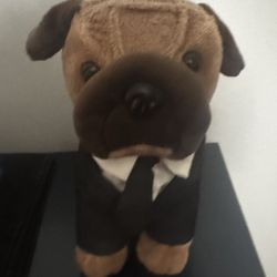 Extremely Soft Dog In Suit Plushie For Children