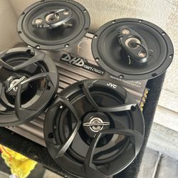 4 speakers and dhd bass amplifier, everything works well. 