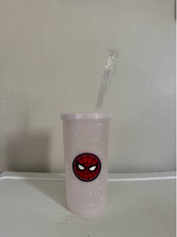 Spiderman color changing cup