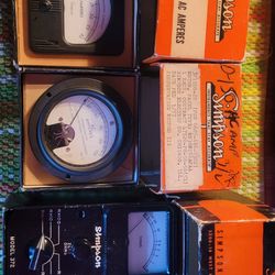 Simpson vintage meters. Pick up only