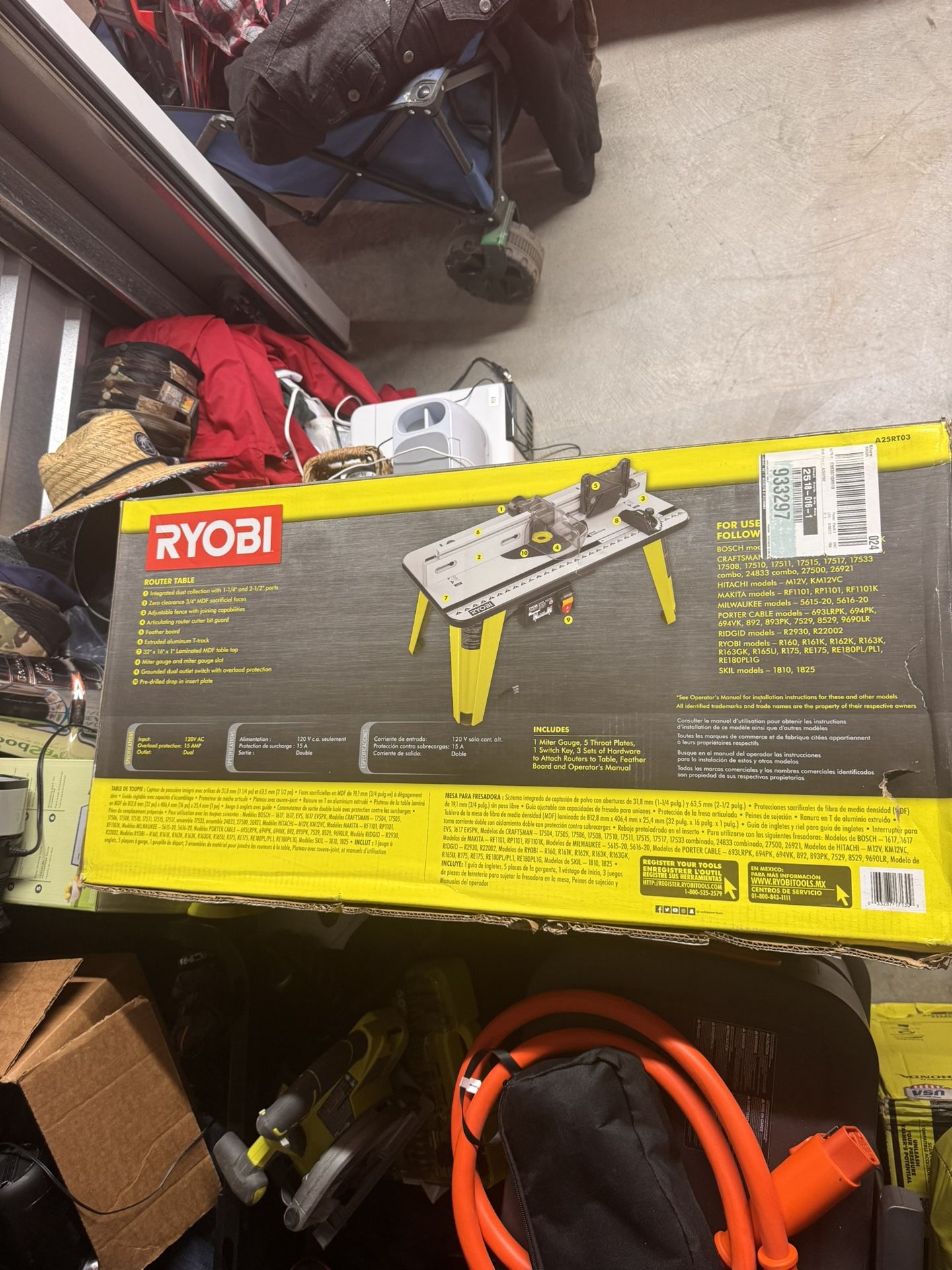 RYOBI Universal Router Table