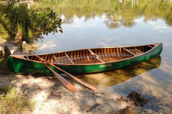antique merrimack canoe. 16' for sale in bellevue, wa
