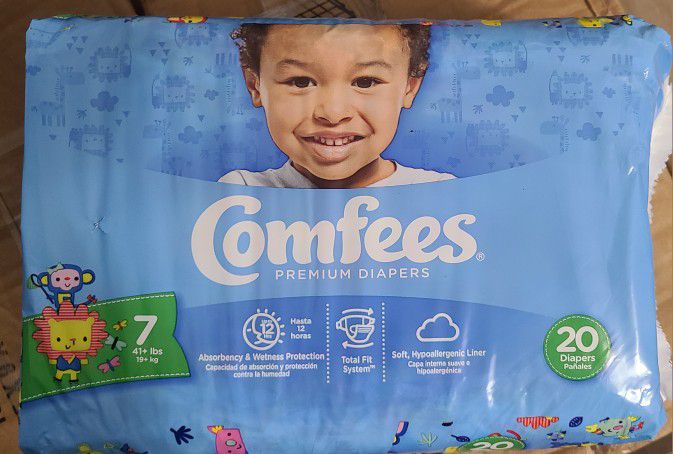 Pampers Comfees Size 7