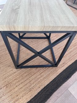 Coffee table and 2 side tables