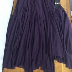 Women’s ballroom dance skirt, purple New 