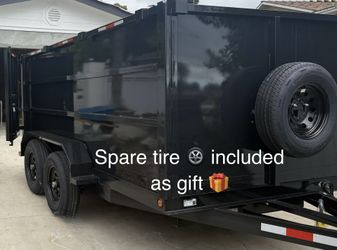 New 8x4x12 Hydraulic Dump Trailer With Gift 🎁