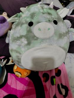 Squishmallow Green Dragon Snowflake Plush