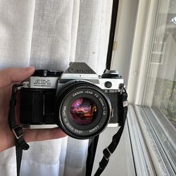 Canon AE-1 Program 35mm SLR Film Camera