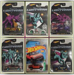 6 Pixar Hot Wheels Car Collectivel