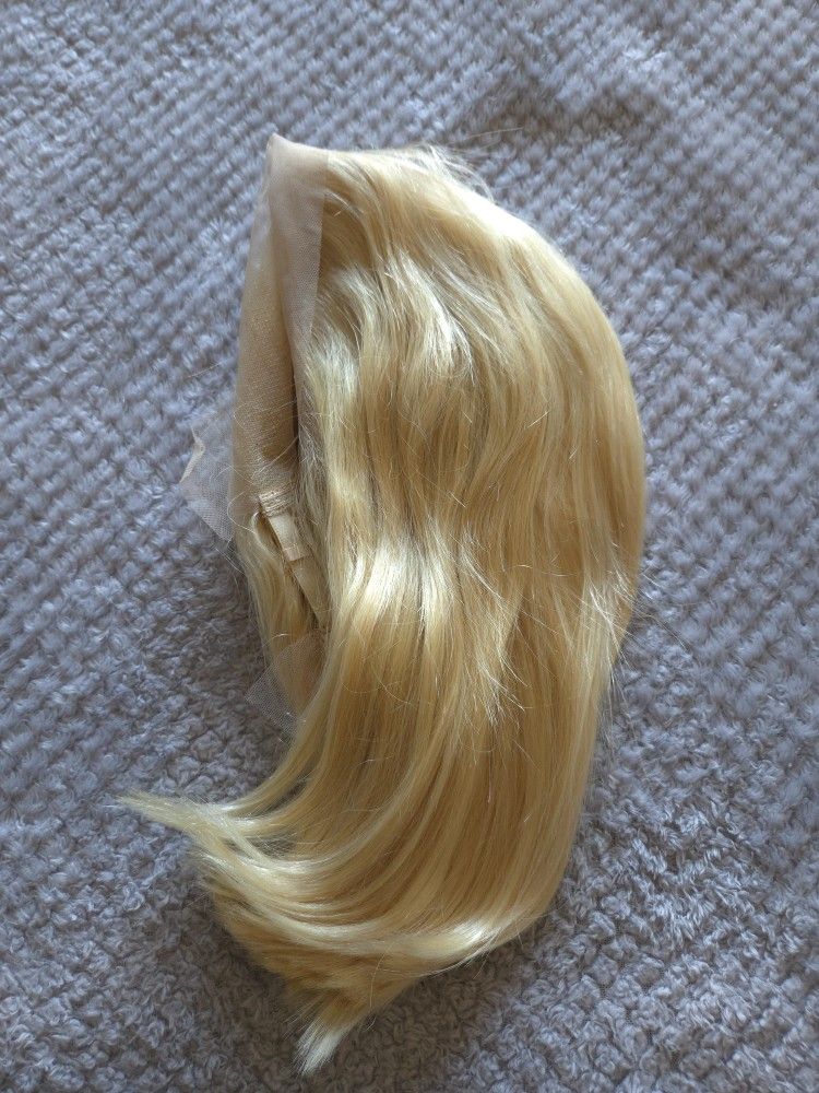 Blonde Bob Wig-10 Inch-100% Human Hair