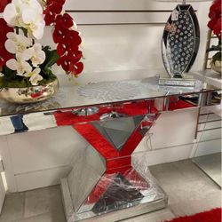 GLASS CONSOLE TABLE 🤍🤍🤍🤍