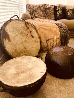 Giant African Tribal Drums