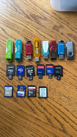 $45 OBO - Assorted USBs, SD Cards, Micro SD Cards