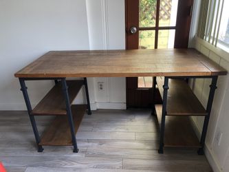 Myra Vintage Industrial Desk by INSPIRE (used, in good condition)