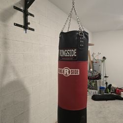 Ringsiside 200 Lbs Heavy Bag Plus Fighting 180 degree Wall Mount Swivel 