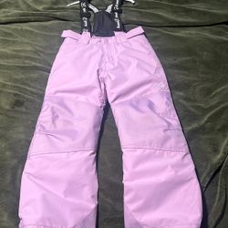 Girls Size 7 Snow Pants/bib