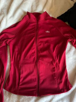 Alo Yoga Full-Zip Athletic Jacket + Leggings Medium