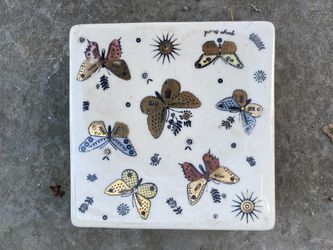 Butterfly hot plate, Mid century modern