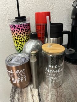 Tumblers/  glasses  / thermos take all for $8