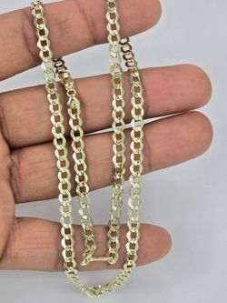 10k Real Gold Cuban Curb Chain 4.5mm 20 Inches