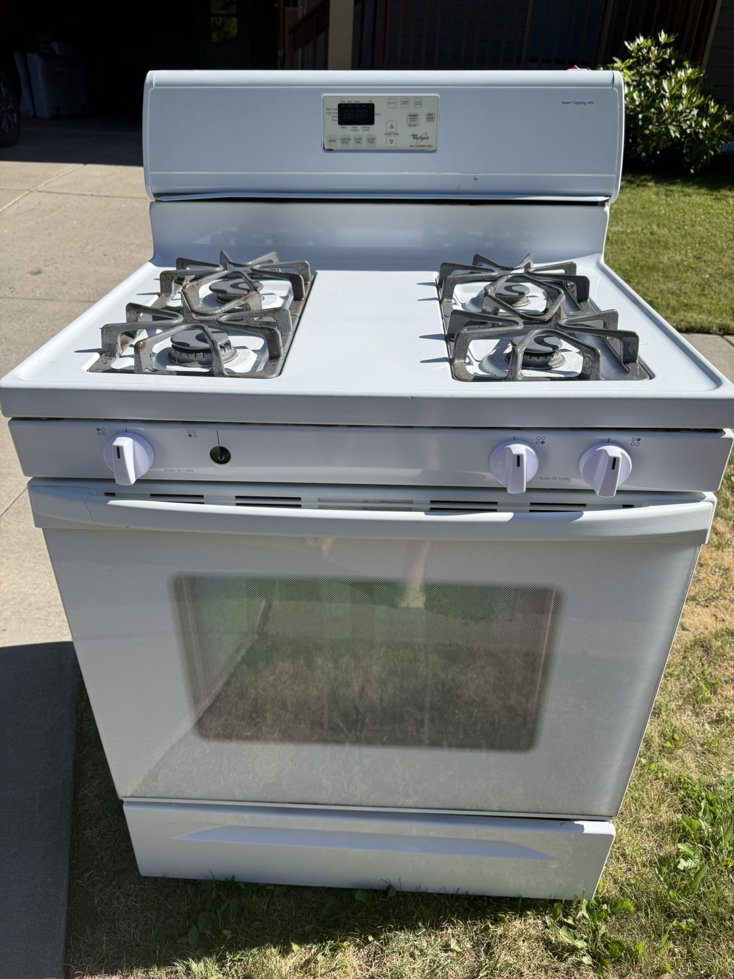 Free White Maytag Gas Stove 