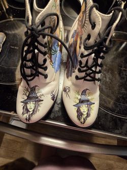 Halloween Theme Heel Boots