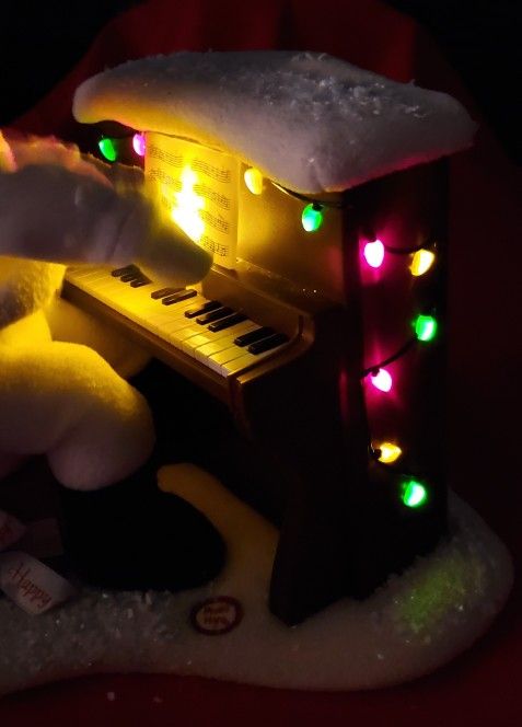 ☃️Vintage Hallmark 2005 Jingle Pals Animated Piano Man Tested and Works☃️