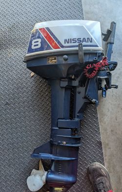 Used Nissan 8hp Outboàrd Motor