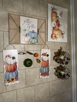 Home Decor 11 items Fall pumpkins