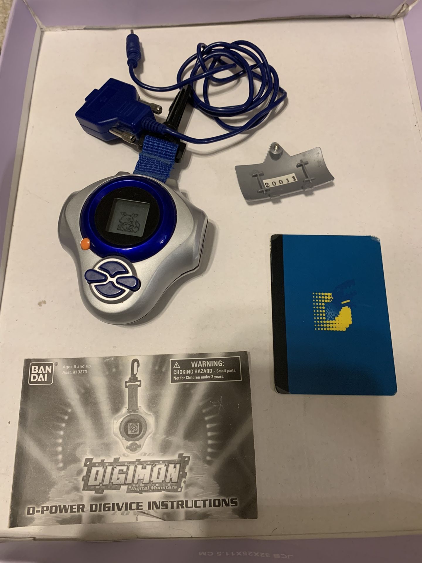 Digimon D power digivice blue