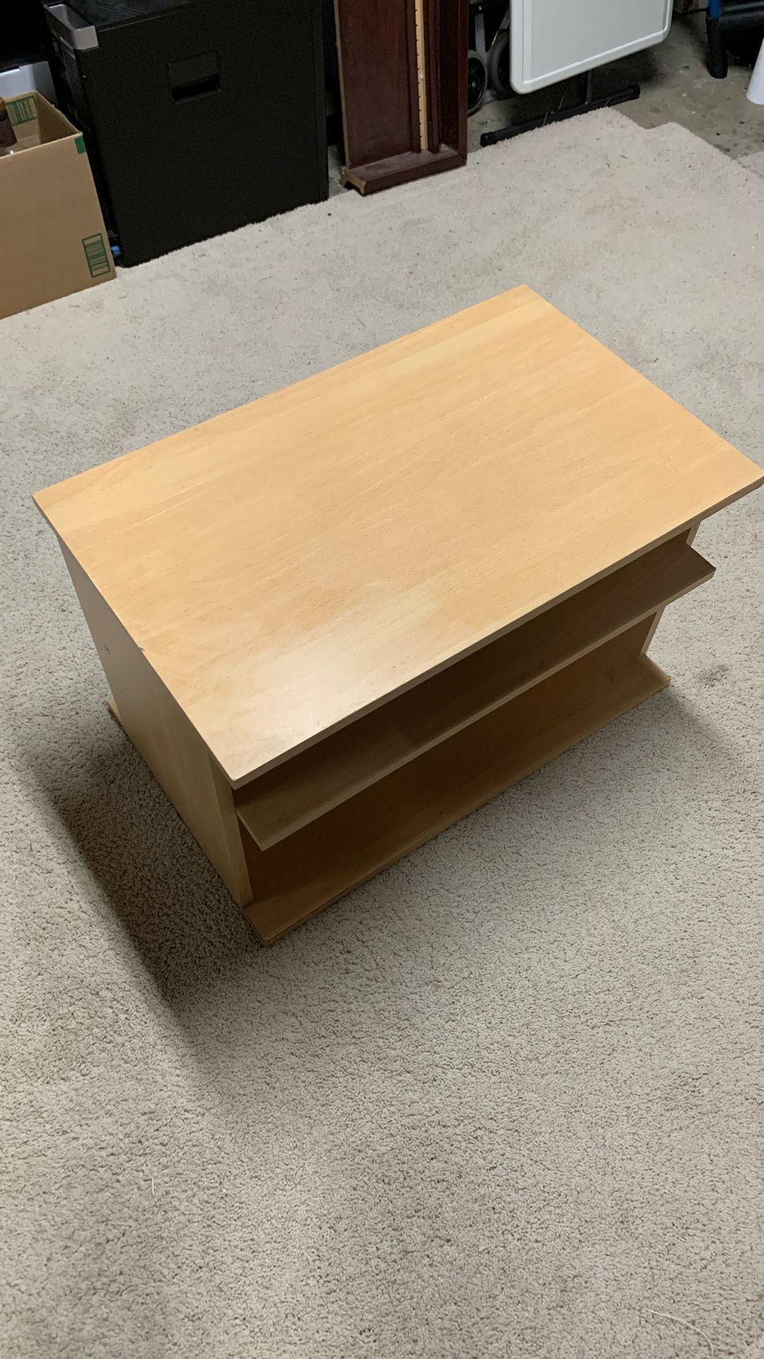 Small 2 Shelf End Table