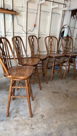 Counter height swivel chairs